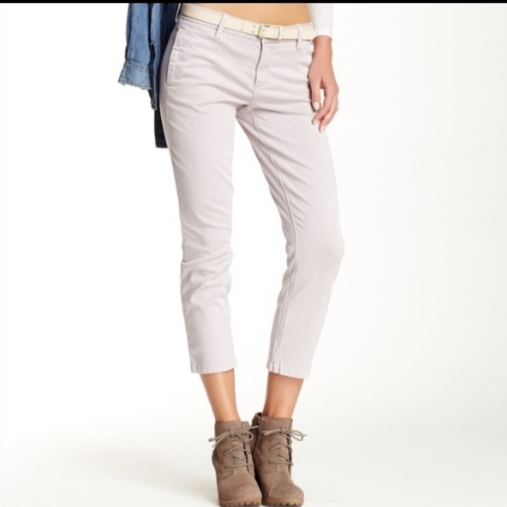 Anthropologie Level 99 Slim Leg Chino Ankle pants